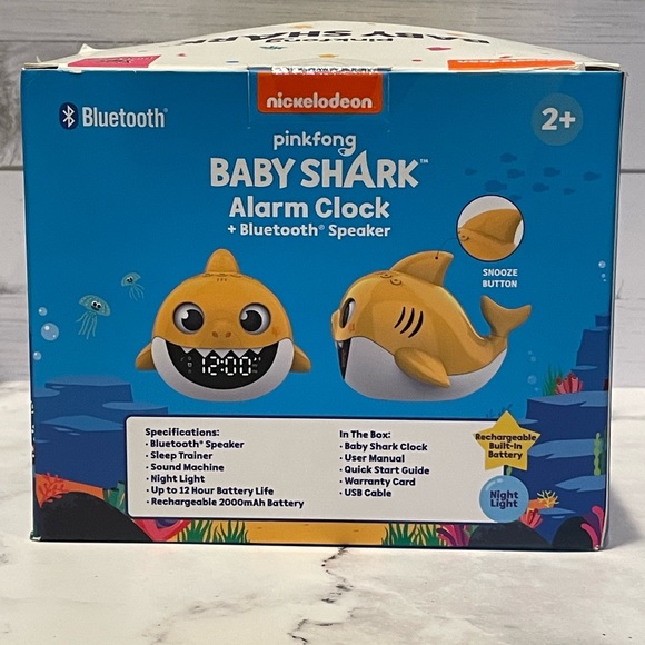 Baby Shark Alarm Clock Bluetooth Speaker - Picture 4 of 5